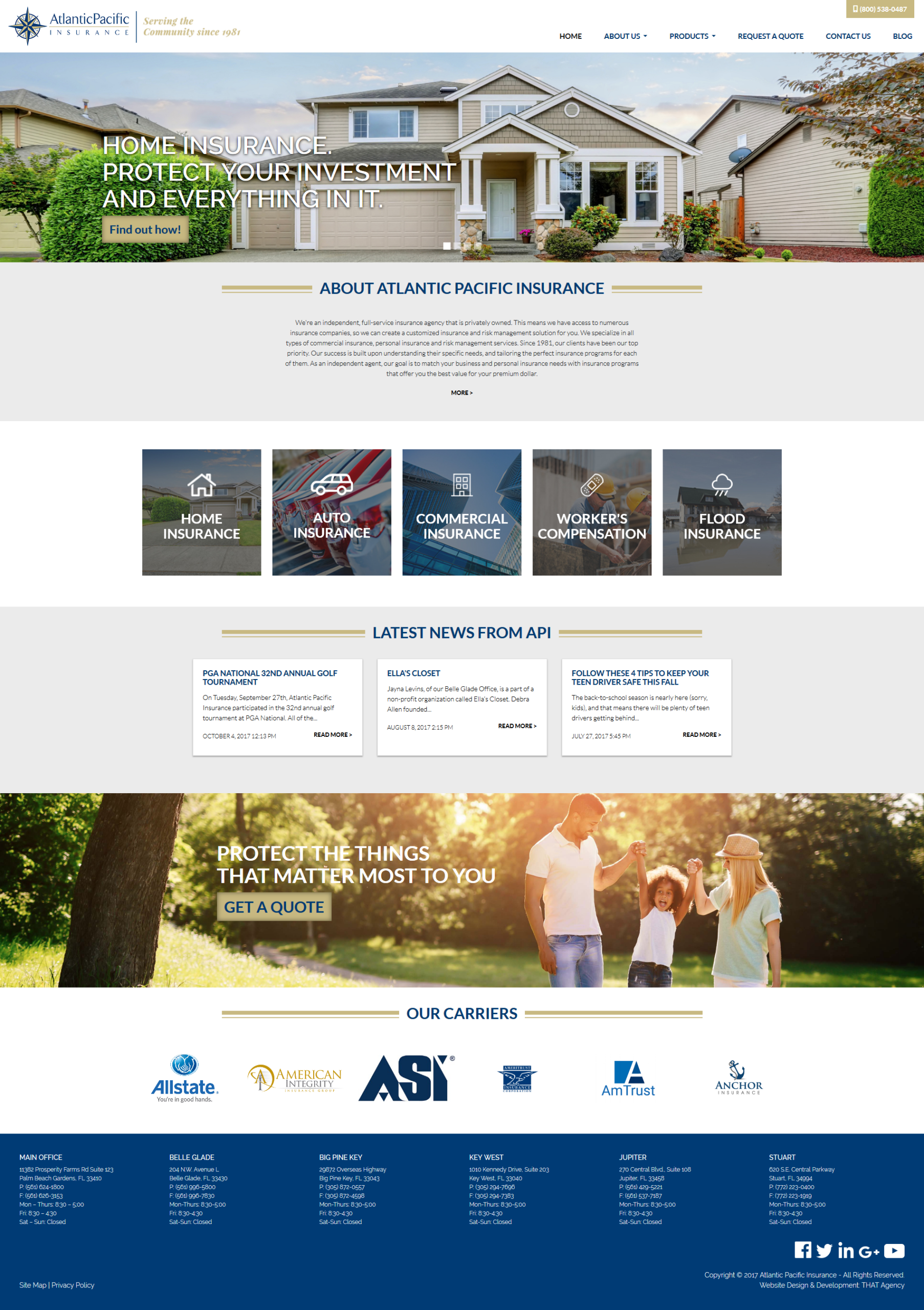 Atlantic Pacific Insurance Website Redesign Case Study Atlantic Pacific Insurance Website Redesign Case Study