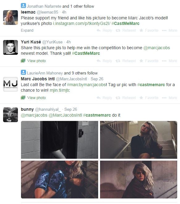 Keep hashtags easy to spell and remember Cast me Marc
